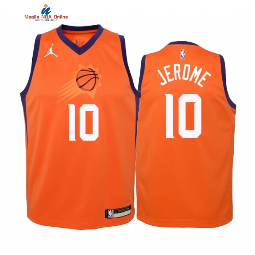 Maglia NBA Bambino Phoenix Suns #10 Ty Jerome Arancia Statement 2020 Acquista