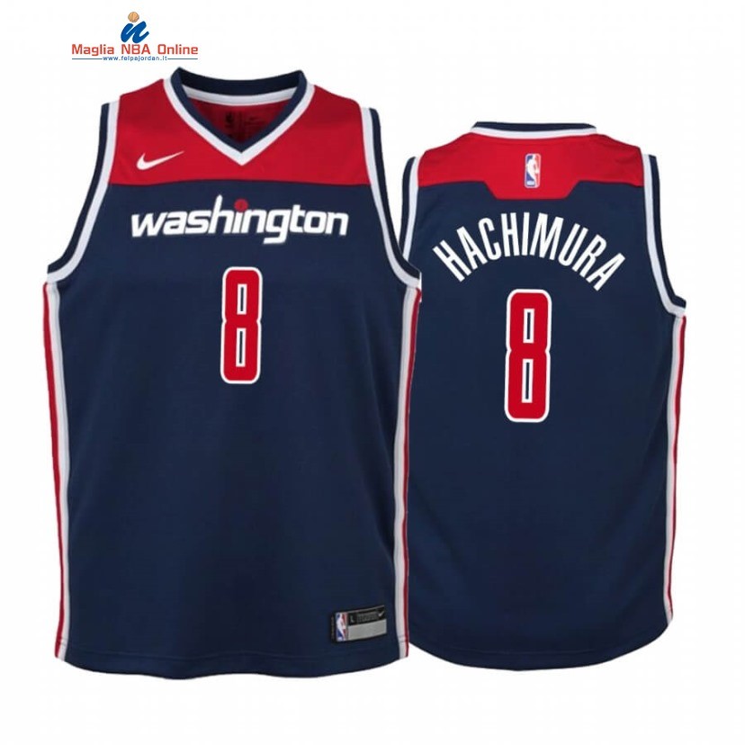 Maglia NBA Bambino Washington Wizards #1 Rui Hachimura Marino Statement 2020-21 Acquista