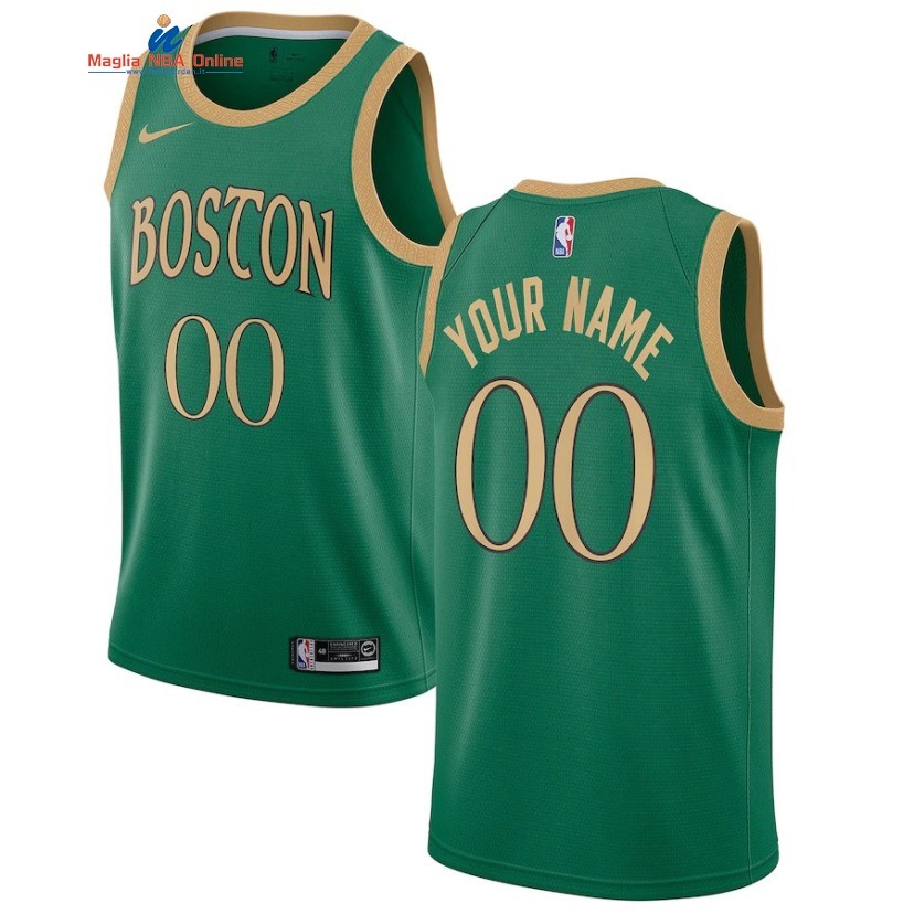 Maglia NBA Boston Celtics #00 Personalizzate Verde Città 2020 Acquista