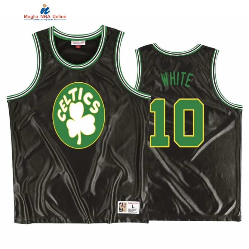 Maglia NBA Boston Celtics #10 Jo Jo White Nero Verde Hardwood Classics 2020 Acquista