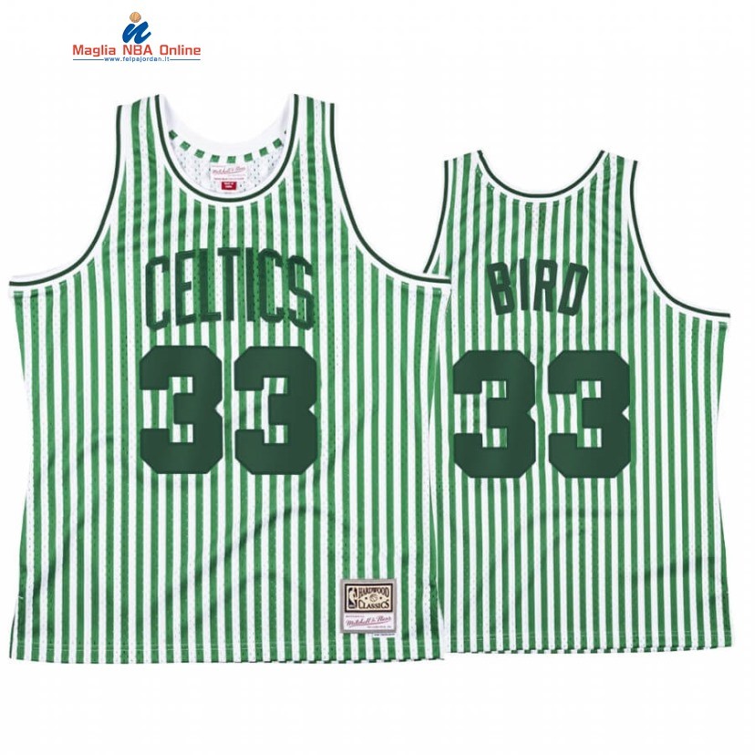Maglia NBA Boston Celtics #33 Larry Bird Verde Hardwood Classics 2020 Acquista