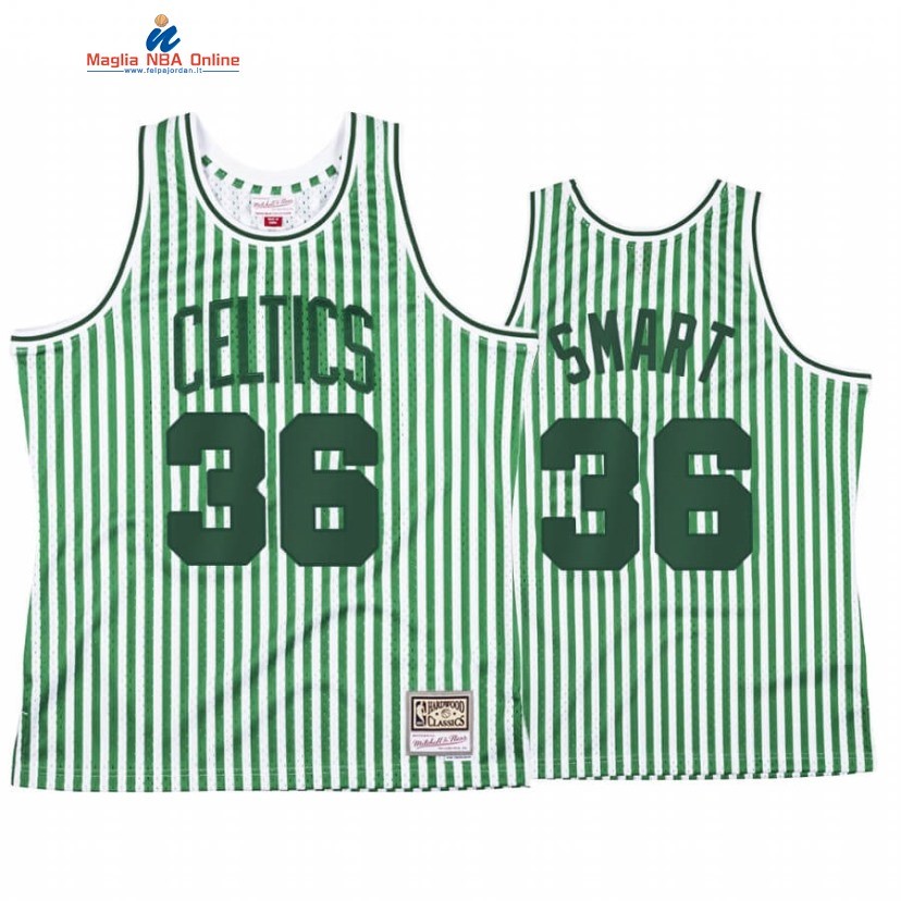 Maglia NBA Boston Celtics #36 Marcus Smart Verde Hardwood Classics 2020 Acquista