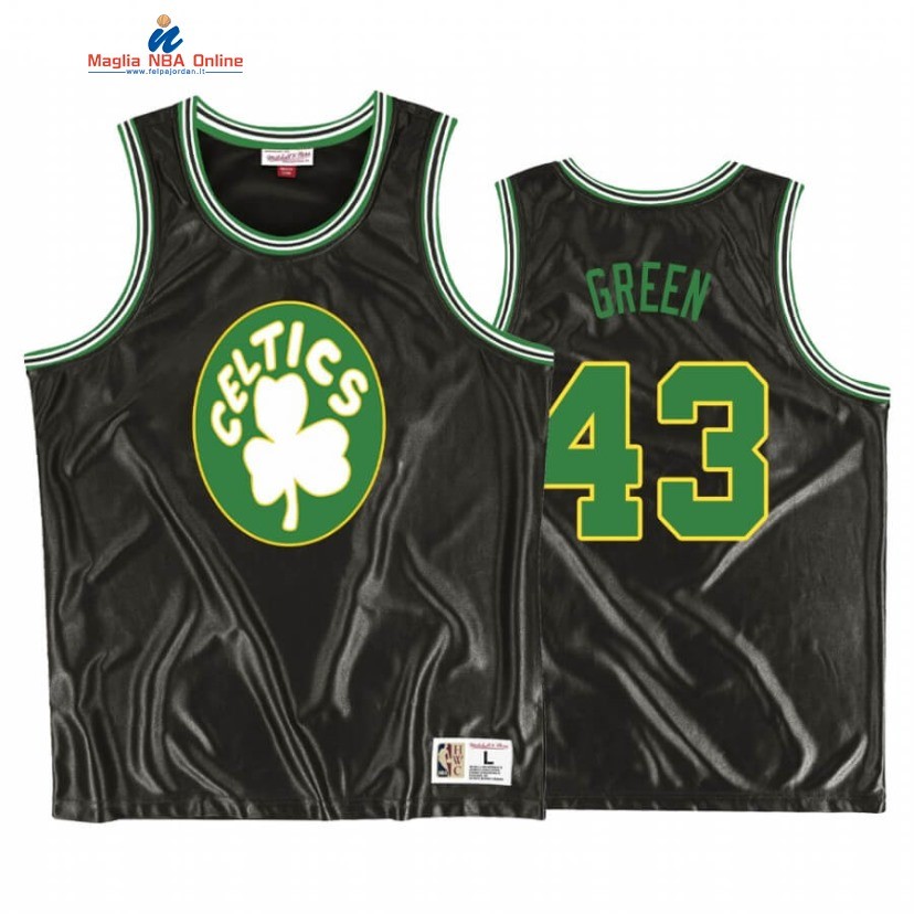 Maglia NBA Boston Celtics #43 Javonte Green Nero Verde Hardwood Classics 2020 Acquista