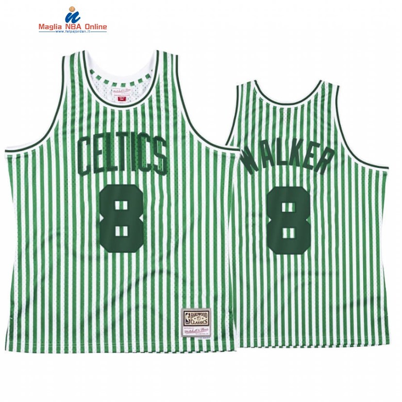 Maglia NBA Boston Celtics #8 Kemba Walker Verde Hardwood Classics 2020 Acquista