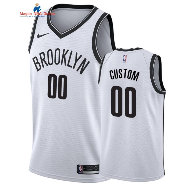 Maglia NBA Brooklyn Nets #00 Personalizzate Bianco Association 2020 Acquista
