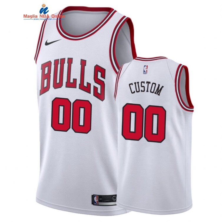 Maglia NBA Chicago Bulls #00 Personalizzate Bianco Association 2020 Acquista