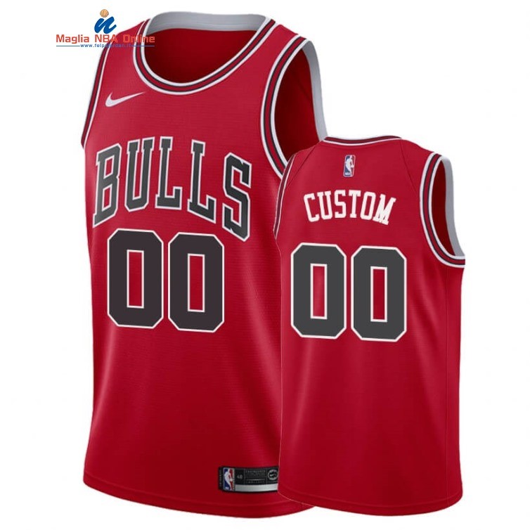 Maglia NBA Chicago Bulls #00 Personalizzate Rosso Icon 2020 Acquista