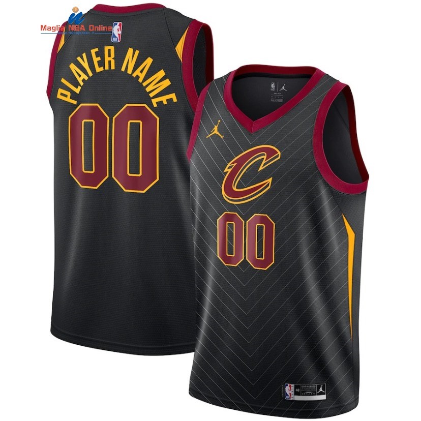 Maglia NBA Cleveland Cavaliers #00 Personalizzate Nero Statement 2020 Acquista