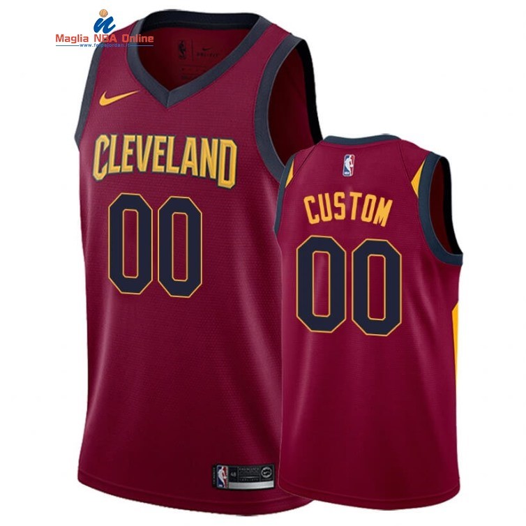 Maglia NBA Cleveland Cavaliers #00 Personalizzate Rosso Icon 2019-20 Acquista