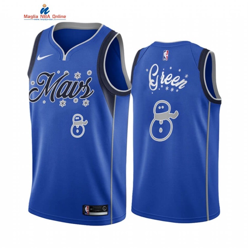 Maglia NBA Dallas Mavericks 2020 Natale #8 Josh Green Marino Acquista