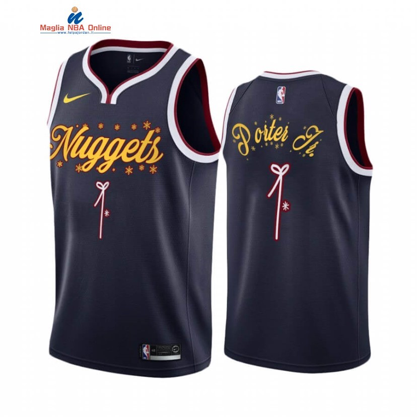 Maglia NBA Denver Nuggets 2020 Natale #1 Michael Porter Jr. Marino Acquista