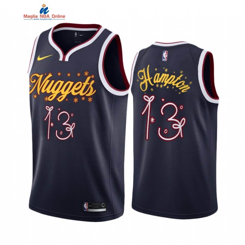Maglia NBA Denver Nuggets 2020 Natale #13 R.J. Hampton Marino Acquista