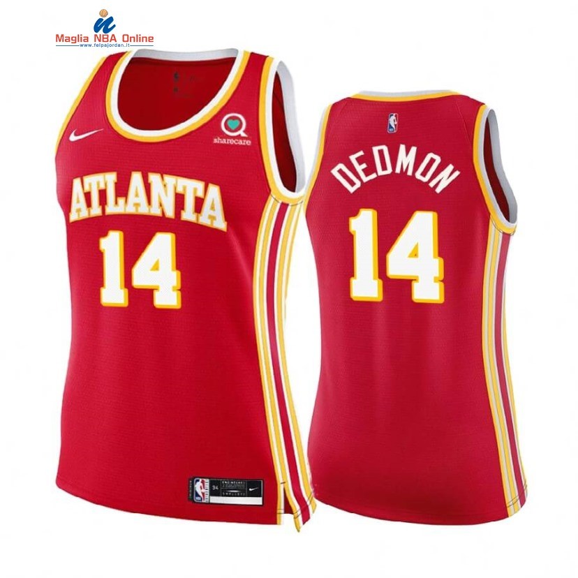 Maglia NBA Donna Boston Celtics #14 Dewayne Dedmon Rosso Icon 2020-21 Acquista