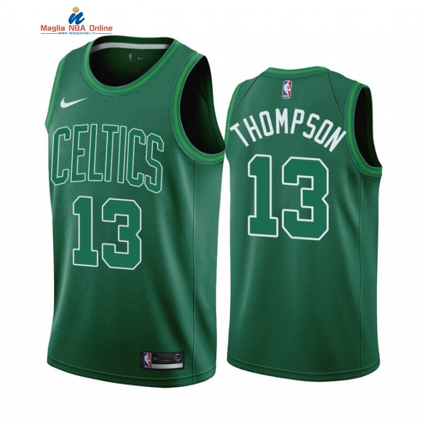 Maglia NBA Earned Edition Boston Celtics #13 Tristan Thompson Verde 2020-21 Acquista