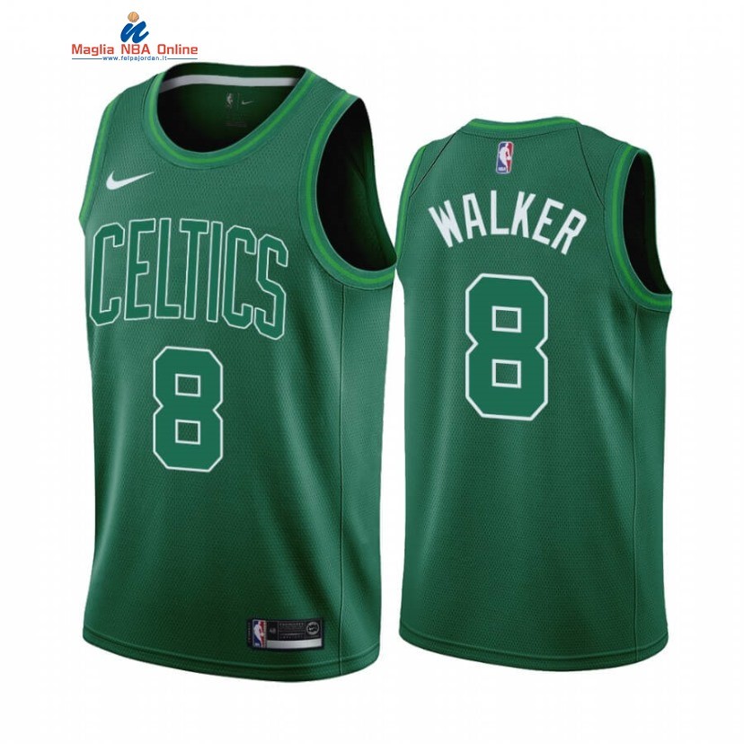 Maglia NBA Earned Edition Boston Celtics #8 Kemba Walker Verde 2020-21 Acquista