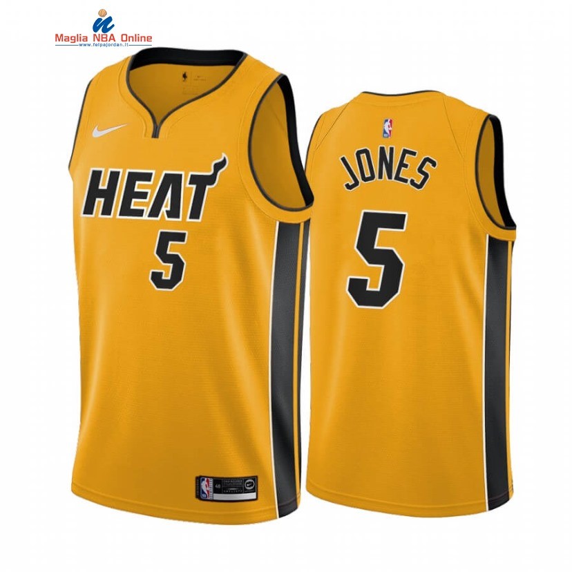 Maglia NBA Earned Edition Miami Heat #5 Precious Achiuwa Giallo 2020-21 Acquista