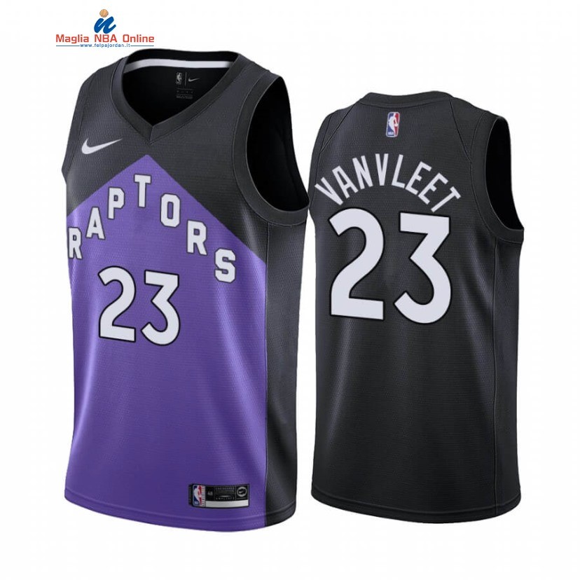 Maglia NBA Earned Edition Toronto Raptors #23 Fred VanVleet Porpora 2020-21 Acquista