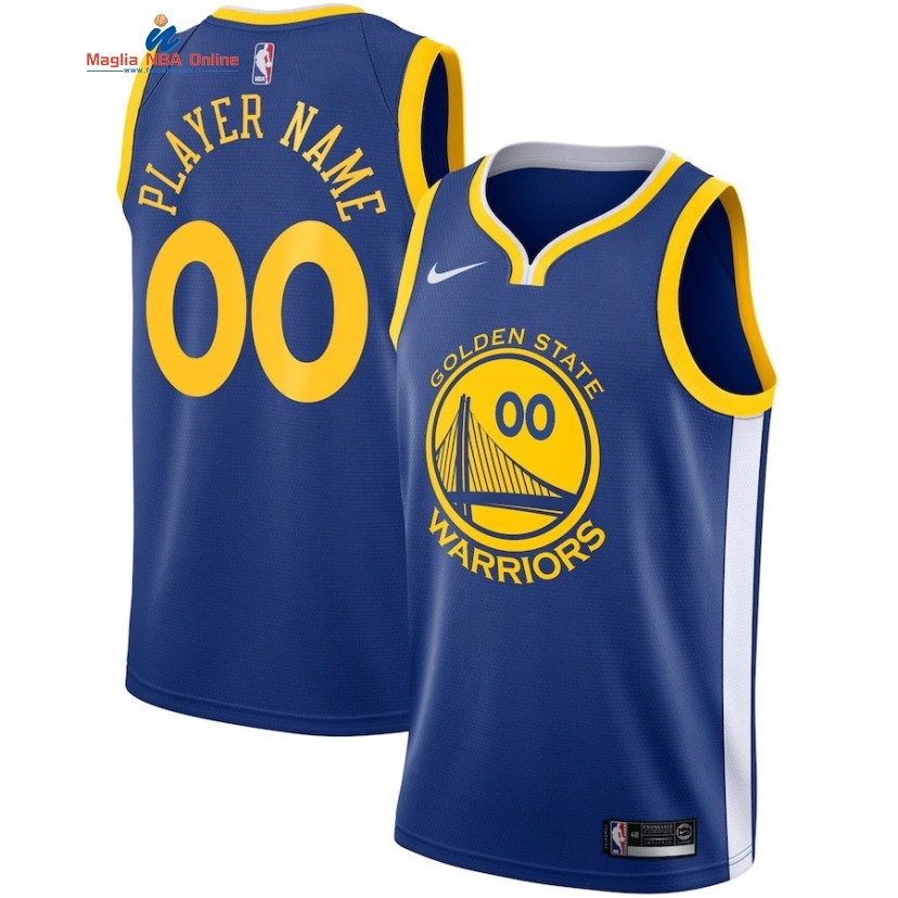 Maglia NBA Golden State Warriors #00 Personalizzate Blu Icon 2018 Acquista