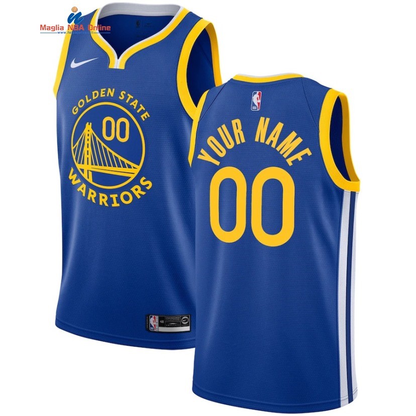 Maglia NBA Golden State Warriors #00 Personalizzate Blu Icon 2020 Acquista