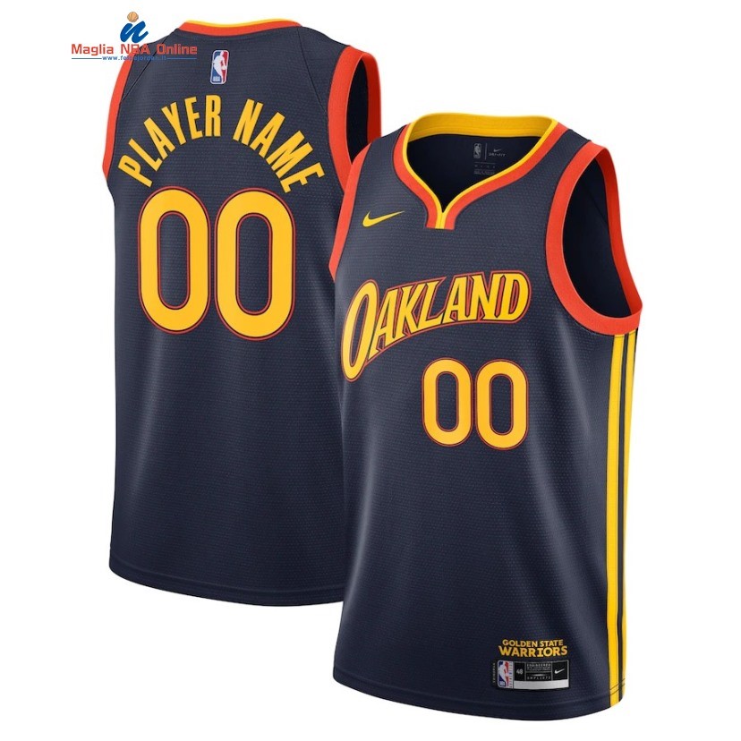 Maglia NBA Golden State Warriors #00 Personalizzate Marino Città 2020 Acquista