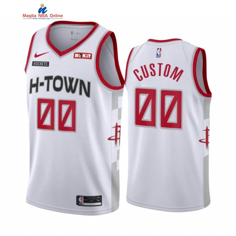 Maglia NBA Houston Rockets #00 Personalizzate Bianco Città 2019-20 Acquista