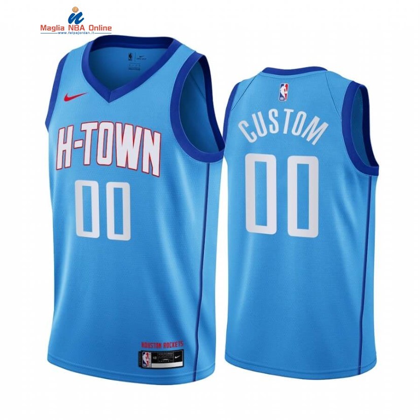 Maglia NBA Houston Rockets #00 Personalizzate Blu Città 2020-21 Acquista