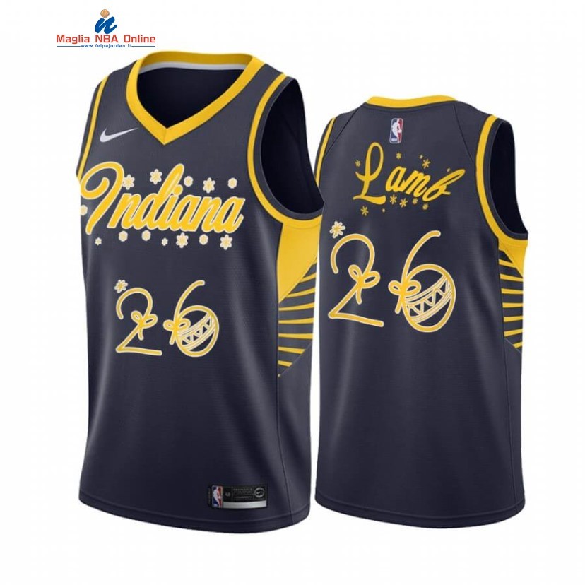 Maglia NBA Indiana Pacers 2020 Natale #26 Jeremy Lamb Marino Acquista