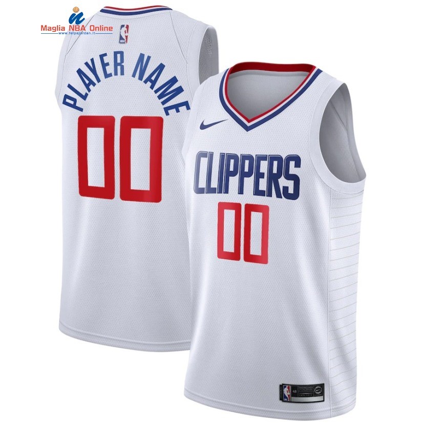 Maglia NBA Los Angeles Clippers #00 Personalizzate Bianco Association 2019-20 Acquista