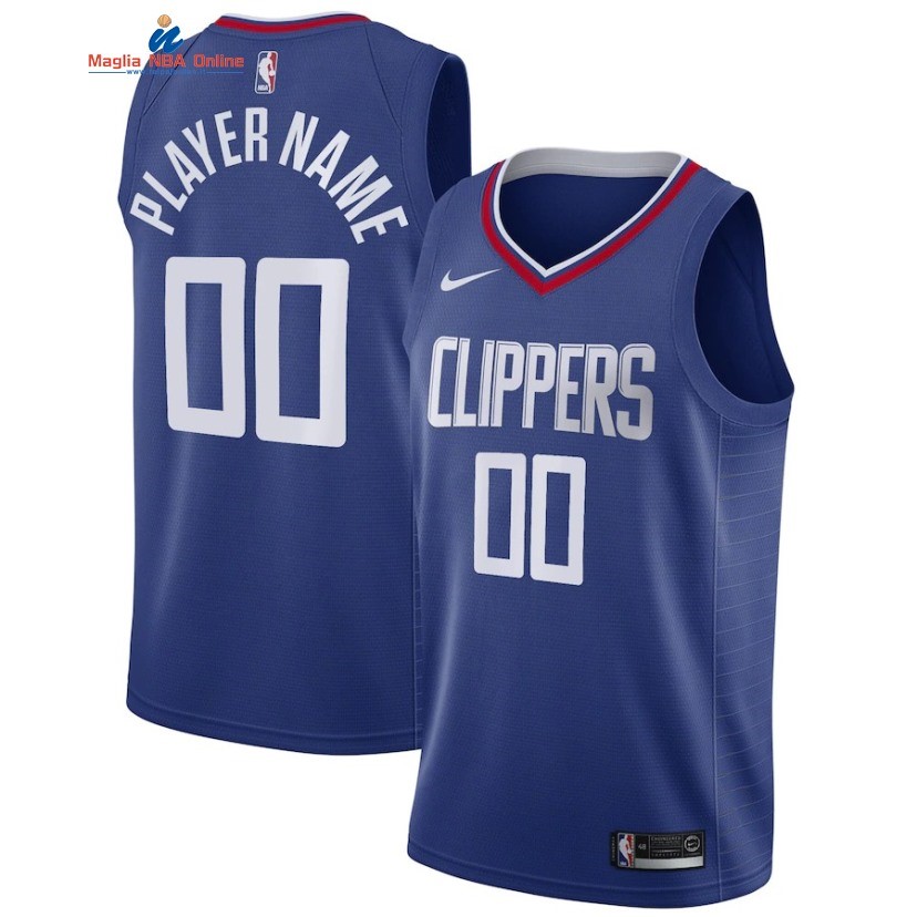Maglia NBA Los Angeles Clippers #00 Personalizzate Blu Icon 2019-20 Acquista