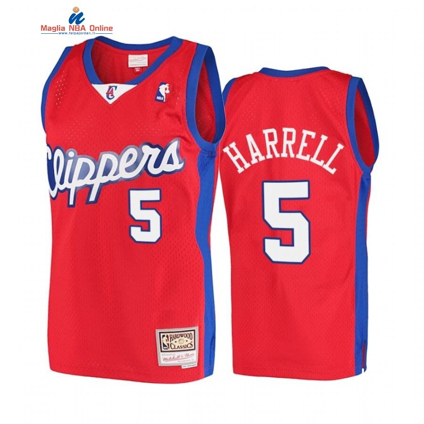 Maglia NBA Los Angeles Clippers #5 Montrezl Harrell Rosso Hardwood Classics 2001-02 Acquista