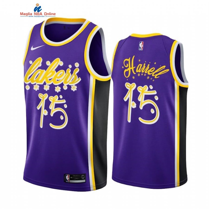Maglia NBA Los Angeles Lakers 2020 Natale #15 Montrezl Harrell Porpora Acquista
