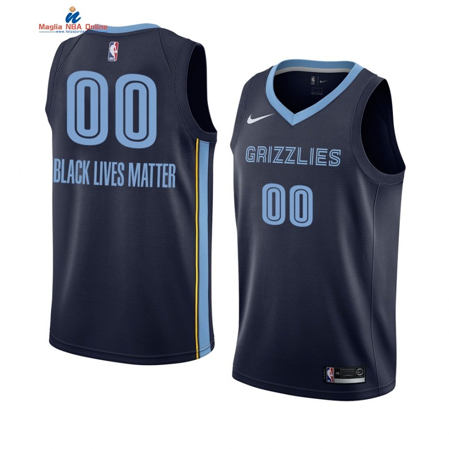 Maglia NBA Memphis Grizzlies #00 Personalizzate Marino Icon 2019-20 Acquista