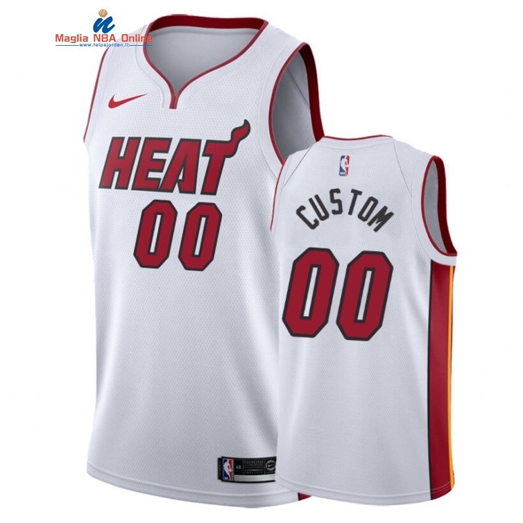 Maglia NBA Miami Heat #00 Personalizzate Bianco Association 2019-20 Acquista