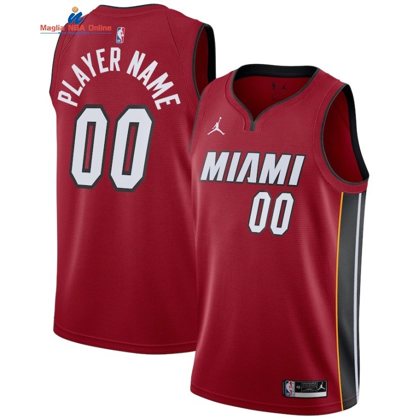 Maglia NBA Miami Heat #00 Personalizzate Rosso Statement 2019-20 Acquista