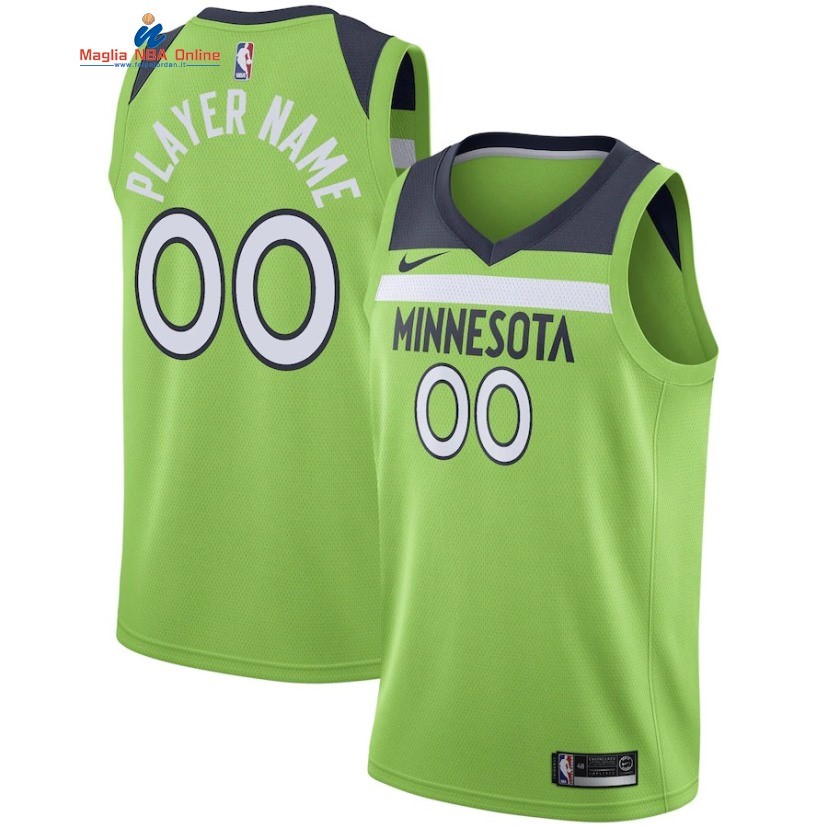 Maglia NBA Minnesota Timberwolves #00 Personalizzate Verde Statement 2020 Acquista