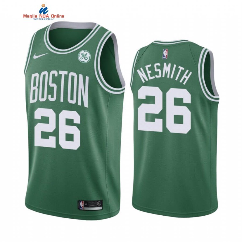 Maglia NBA Nike Boston Celtics #26 Aaron Nesmith Verde Icon 2020-21 Acquista