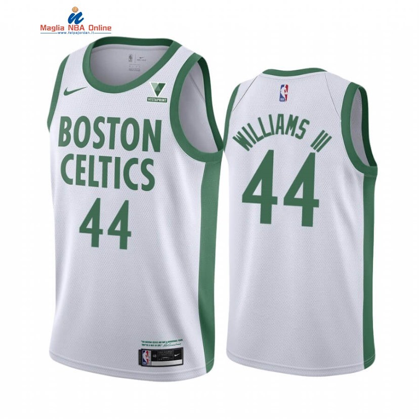 Maglia NBA Nike Boston Celtics #44 Robert Williams III Nike Bianco Città 2020-21 Acquista