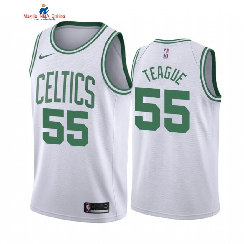 Maglia NBA Nike Boston Celtics #55 Jeff Teague Bianco Association 2020-21 Acquista