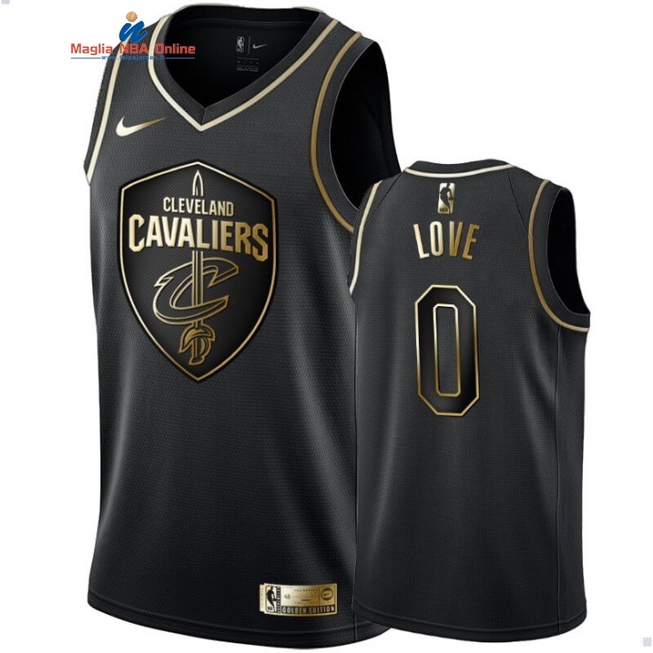 Maglia NBA Nike Cleveland Cavaliers #0 Kevin Love Oro Edition 2020-21 Acquista