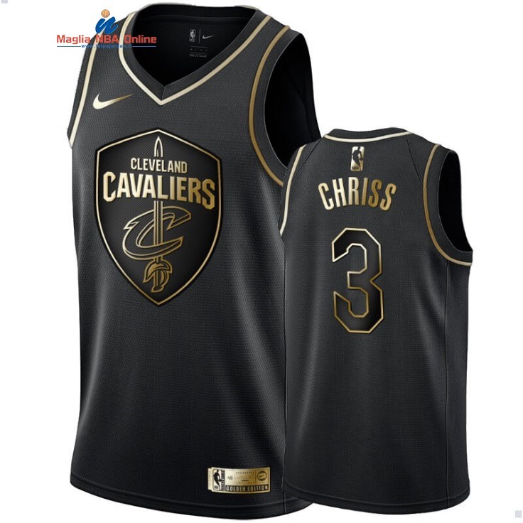 Maglia NBA Nike Cleveland Cavaliers #3 Marquese Chriss Oro Edition Acquista