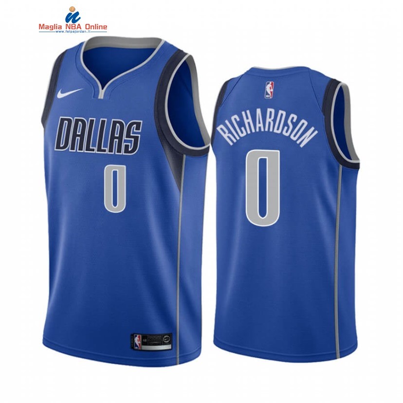 Maglia NBA Nike Dallas Mavericks #0 Josh Richardson Blu Icon 2020-21 Acquista