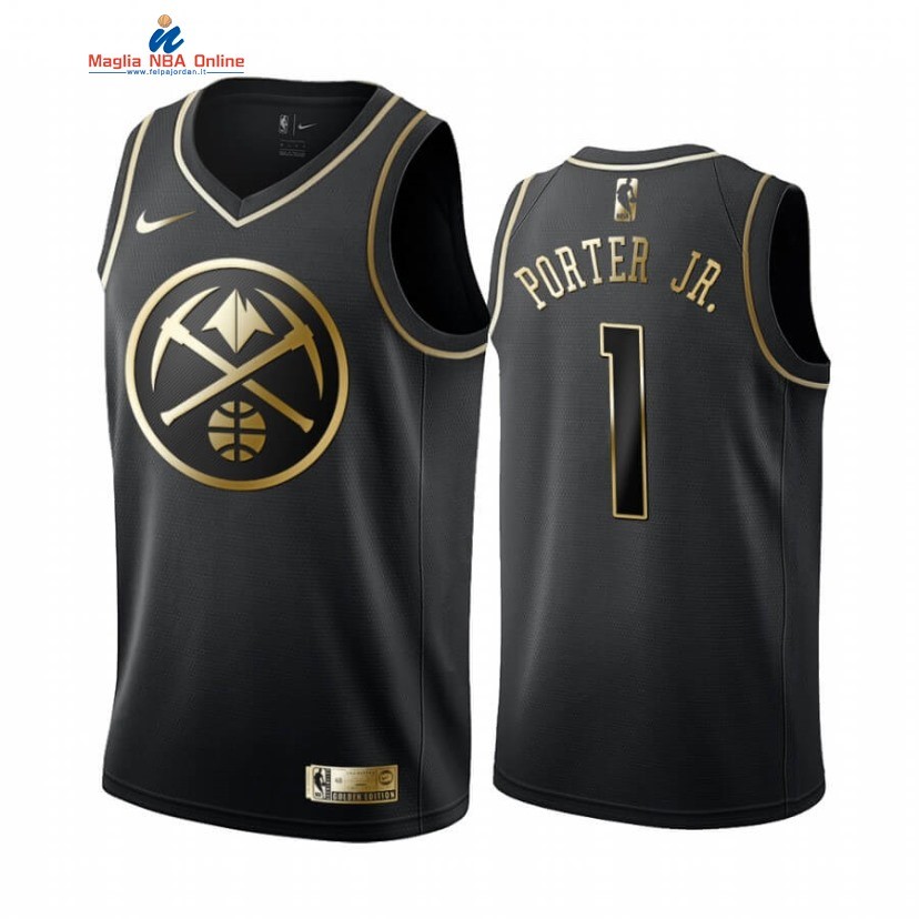 Maglia NBA Nike Denver Nuggets #1 Michael Porter Jr. Oro Edition 2019-20 Acquista
