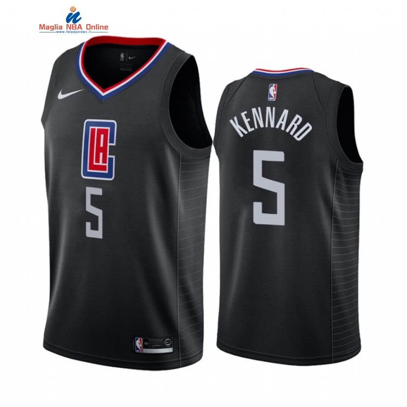 Maglia NBA Nike Los Angeles Clippers #5 Luke Kennard Nero Statement 2020-21 Acquista