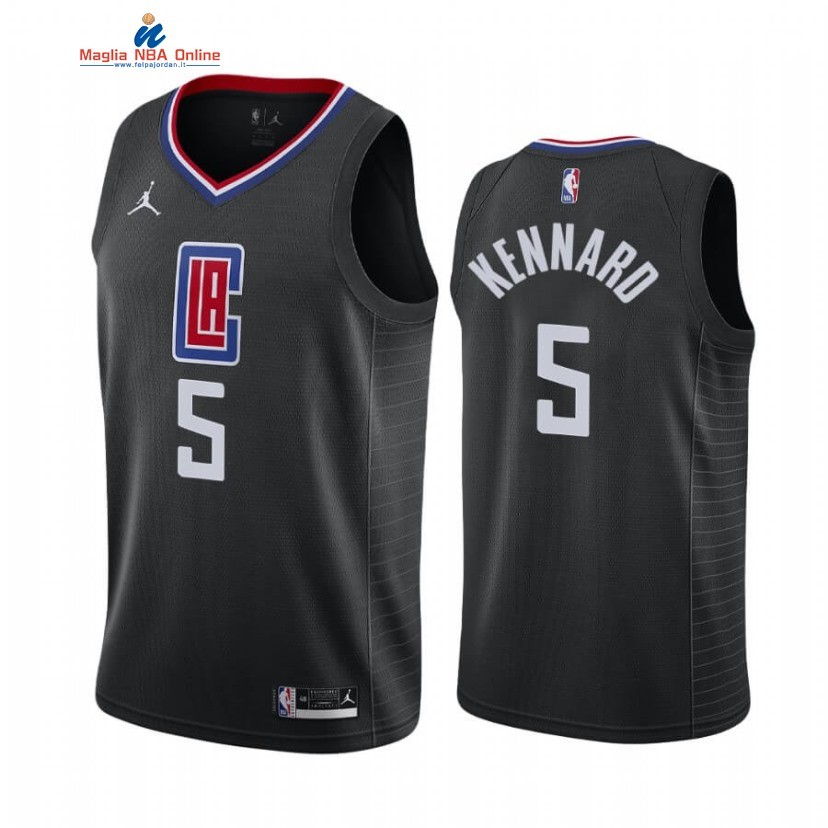 Maglia NBA Nike Los Angeles Clippers #5 Nicolas Batum Nero Statement 2020-21 Acquista