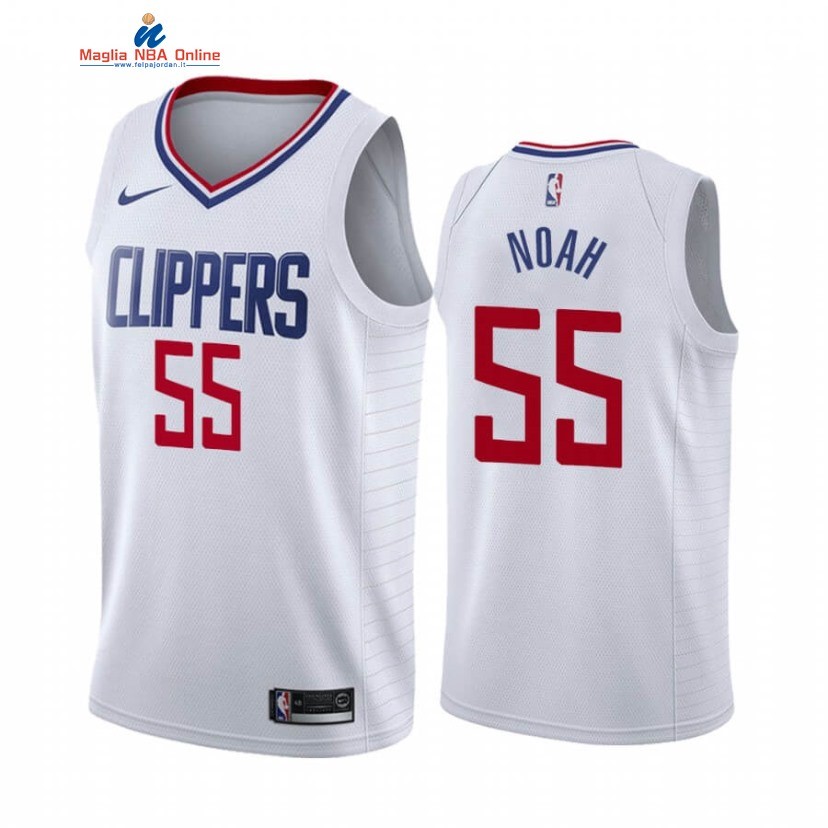 Maglia NBA Nike Los Angeles Clippers #55 Joakim Noah Bianco Association 2020-21 Acquista