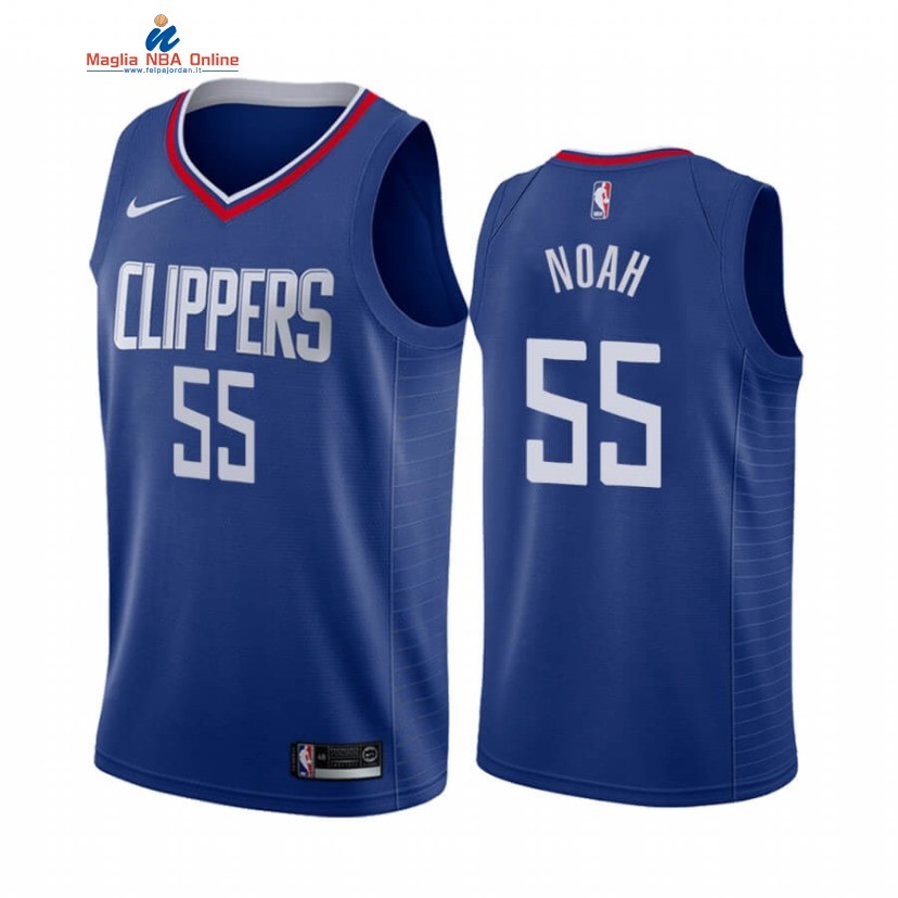 Maglia NBA Nike Los Angeles Clippers #55 Joakim Noah Blu Icon 2020-21 Acquista