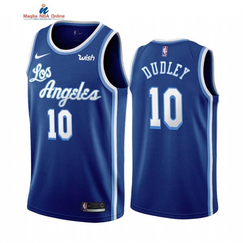 Maglia NBA Nike Los Angeles Lakers #10 Jared Dudley Blu 2020-21 Acquista