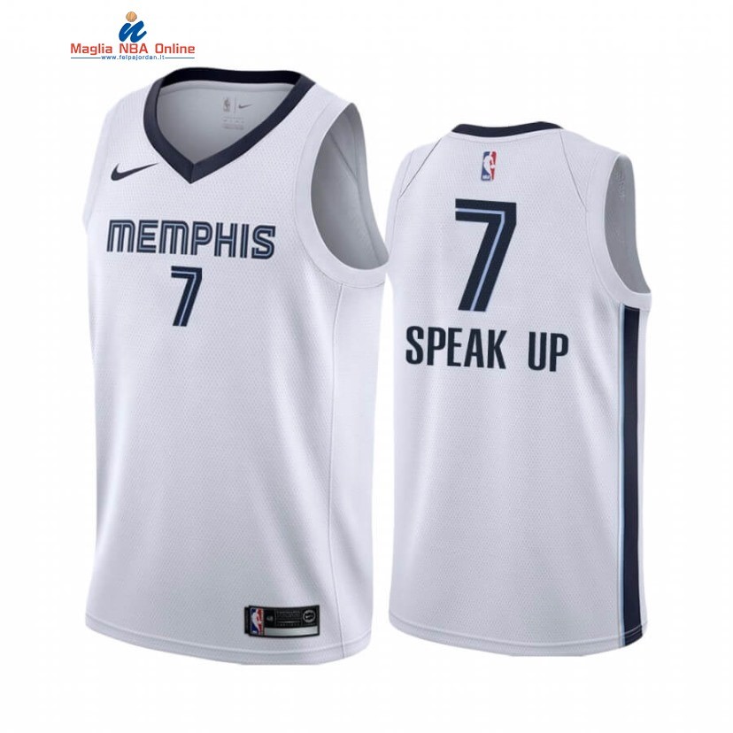 Maglia NBA Nike Memphis Grizzlies #7 Justise Winslow Bianco Association 2020-21 Acquista