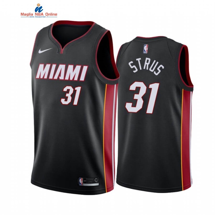 Maglia NBA Nike Miami Heat #31 Max Strus Nero Statement 2020-21 Acquista
