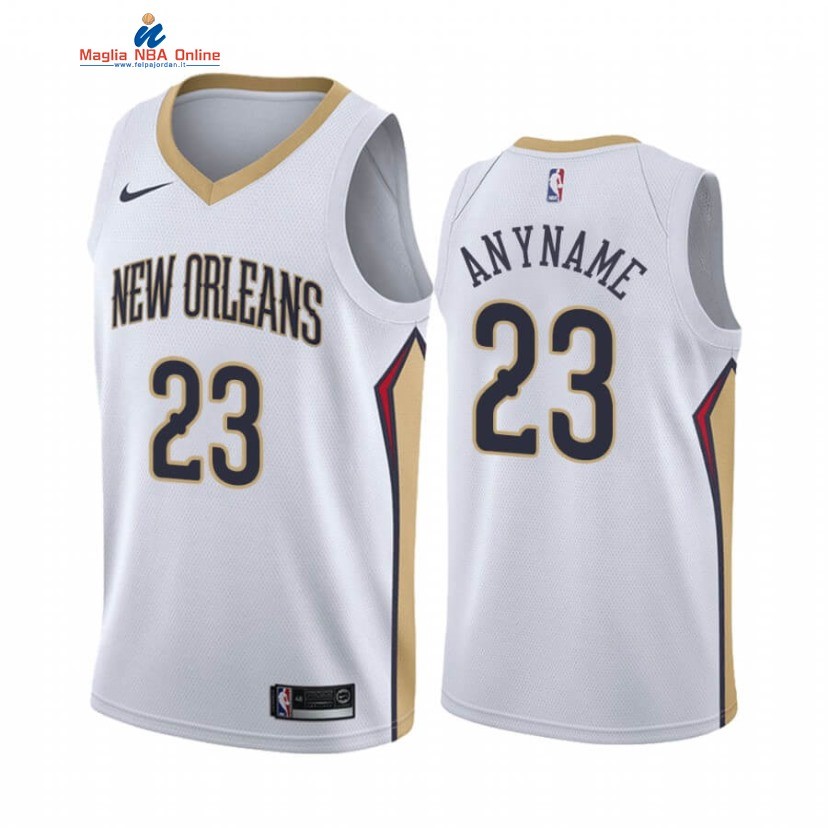 Maglia NBA Nike New Orleans Pelicans #23 Kira Lewis Jr. Bianco Association 2020-21 Acquista